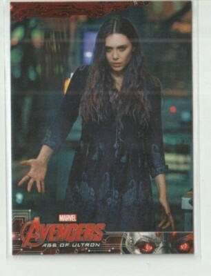 Marvel MCU Avengers Age of Ultron Trading Card #18 Scarlet Witch Wanda Maximoff