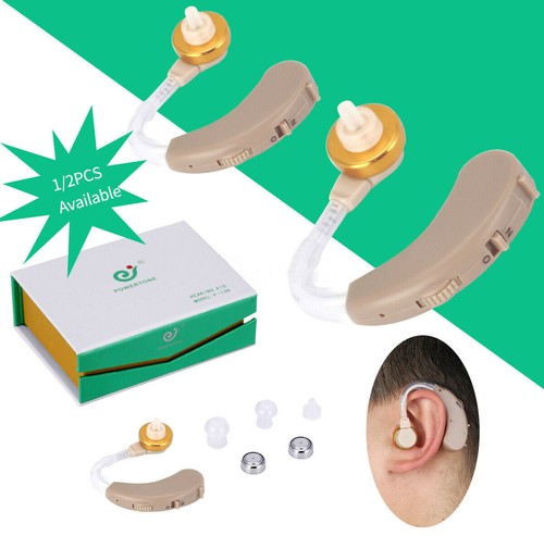 Digital Hearing Amplifier Aid Aids Kit Sound Voice Amplifier Behind the Ear BTE - Picture 14 of 14