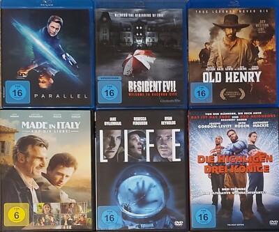 Sammlung 3 Blu-ray  + 3 DVD Filme 