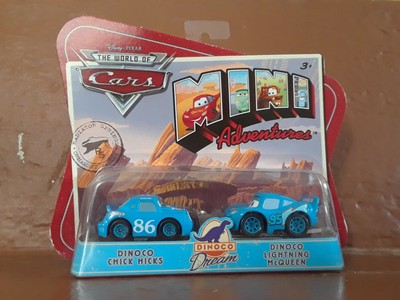 lightning mcqueen chick hicks dinoco