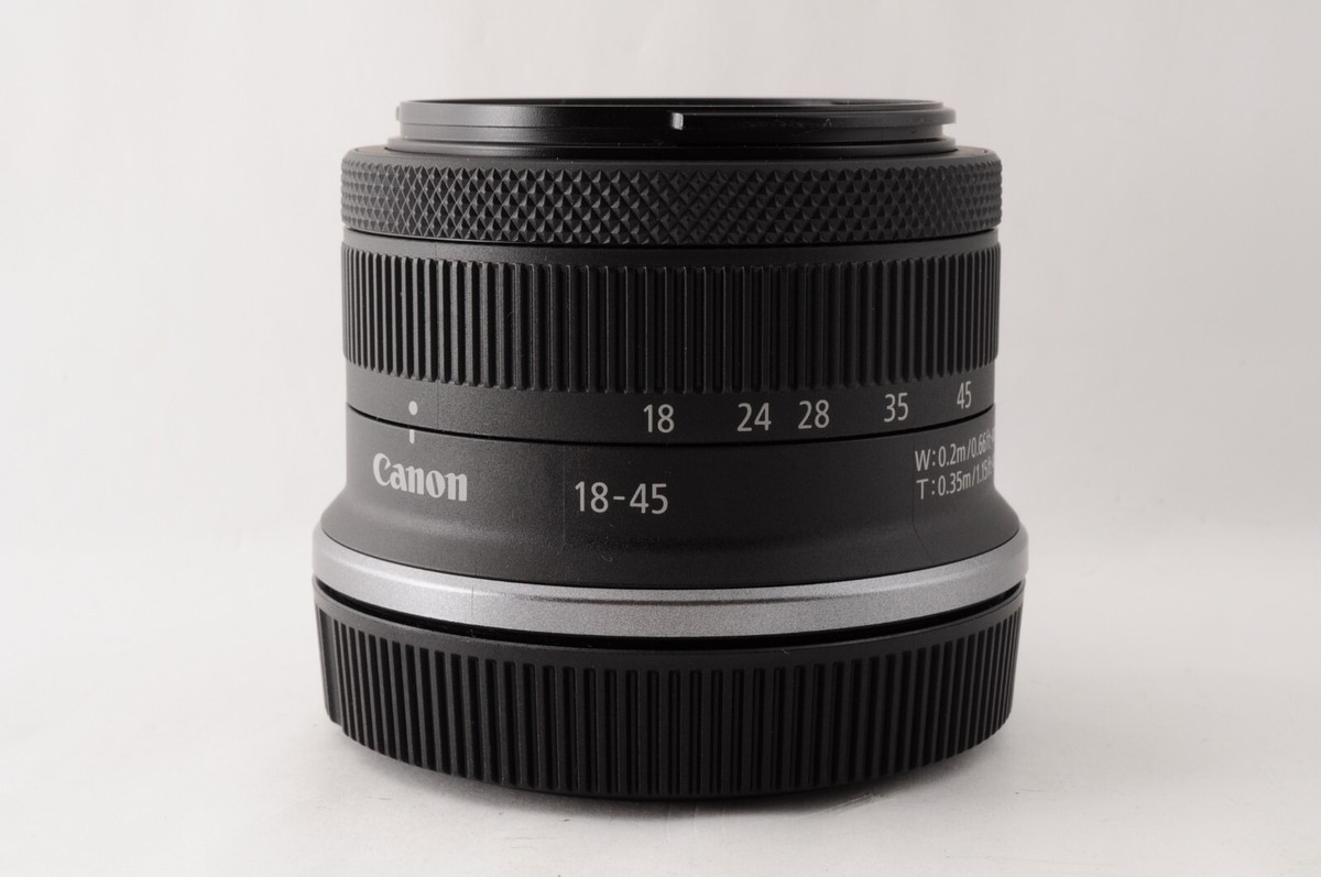 MINT Canon Rf-S 18-45mm F4.5-6.3 Is Stm Zoom Lens w/Hood