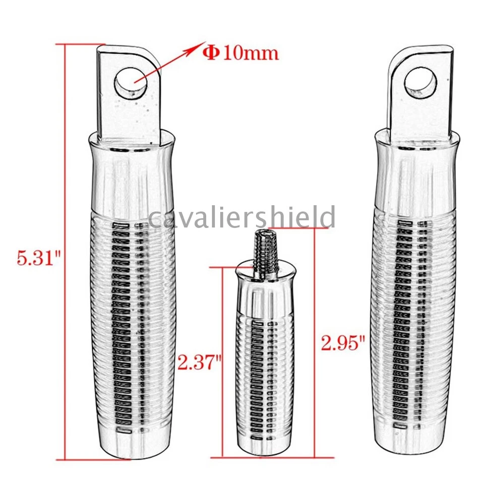 Empuñaduras de cobre + reposapiés reposapiés + clavija de cambio apta para Harley XL 883 1200 Foto 2 de 4