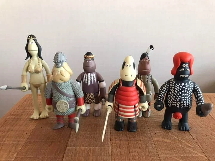 6set Silas AMOS TOY Figure James Jarvis Designer Toys Silas and Maria JAPAN