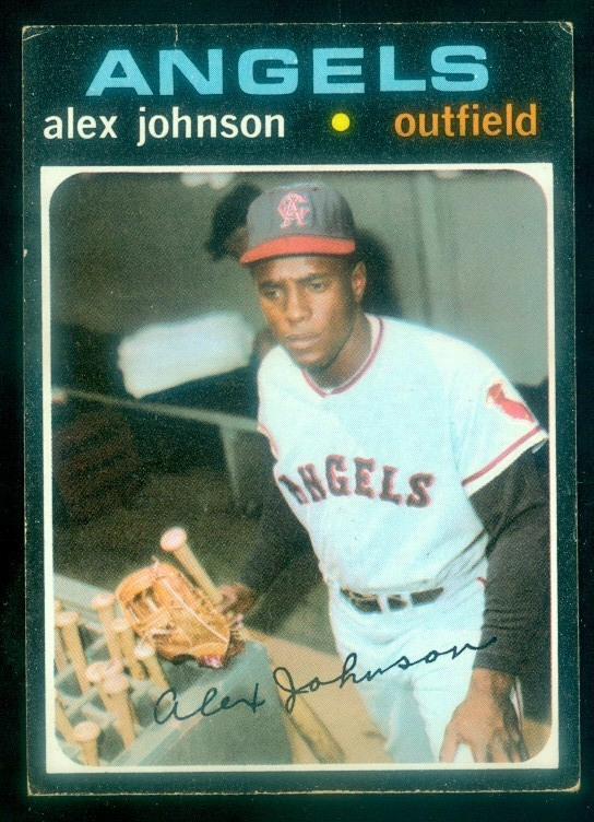 1971 Topps #590 Alex Johnson Baseball Card EX Condition