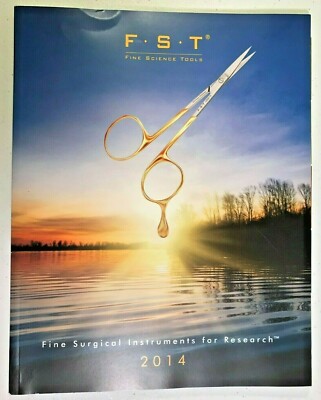 2014 FST Fine Science Tools CATALOG,surgical instruments,research laboratory lab