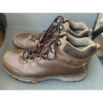 Eddie Bauer Men\'s Cairn Hiking Shoes Vibram Sole Cocoa Brown Leather Lace Up 9.5 Eddie Bauer Men main image 4