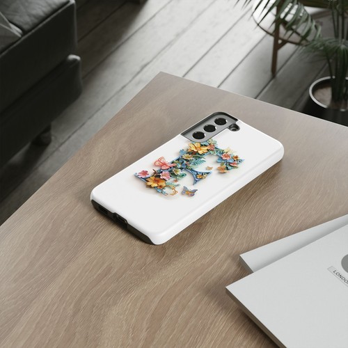 Floral Letter F Phone Case for iPhone, Samsung & Google Pixel - Picture 225 of 227