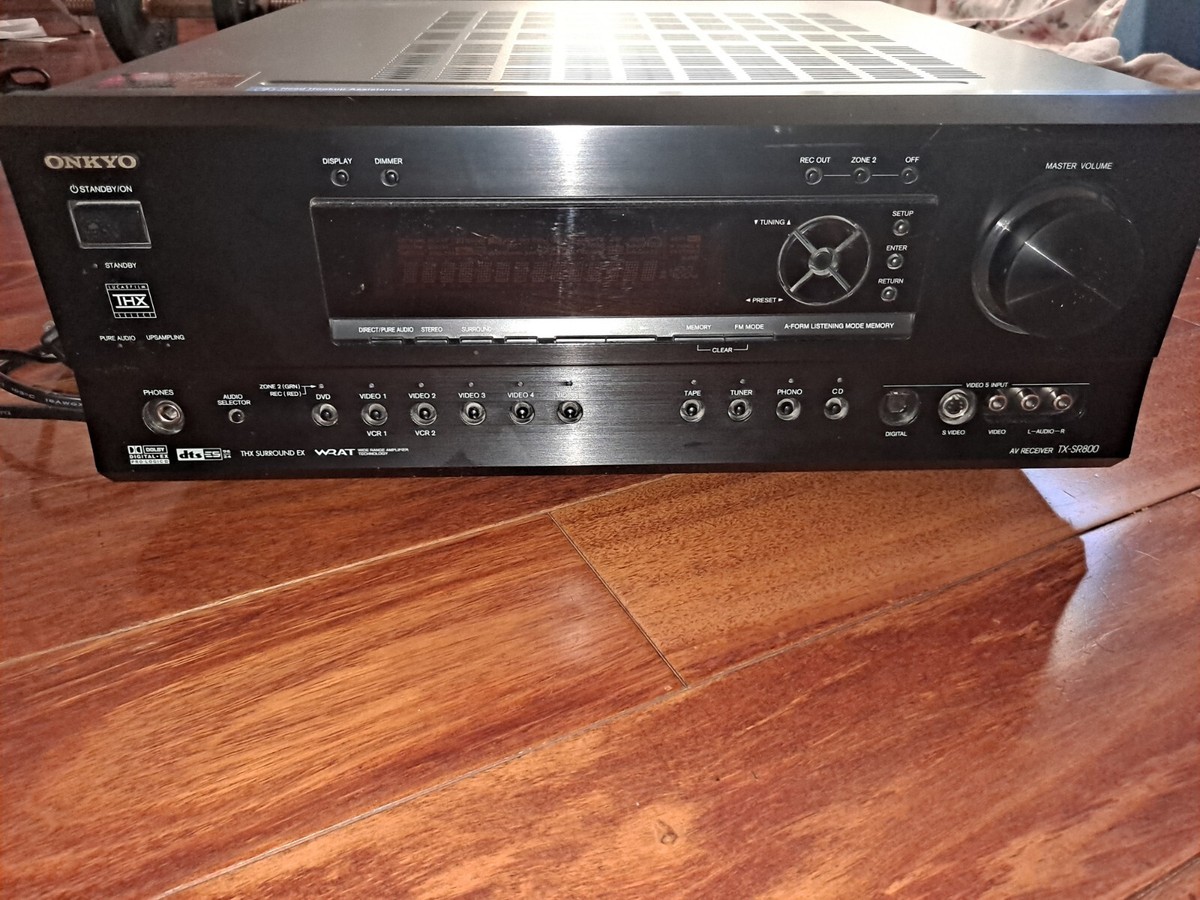 Onkyo AV Receiver TX SR800 Receiver 2CH Tested Only (No Returns