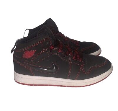 Nike Air Jordan 1 Mid FEARLESS SZ 13C Bred Red Black Nike Air Jordan 1 Mid FEARLESS SZ 13C Bred Red Black