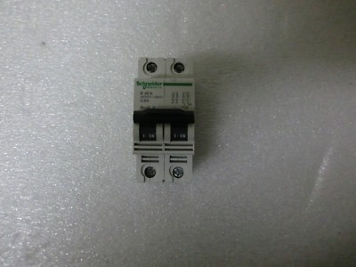 Schneider Electric Circuit Breaker B 25A C60 24135 2P Multi 9 Rep by M9F21225