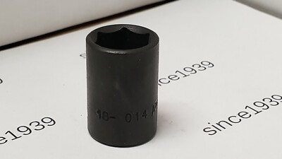 7/16'' BLACK IMPACT SOCKET, 1/4'' DRIVE, 6-POINT, 18-014 ARMSTRONG TOOL