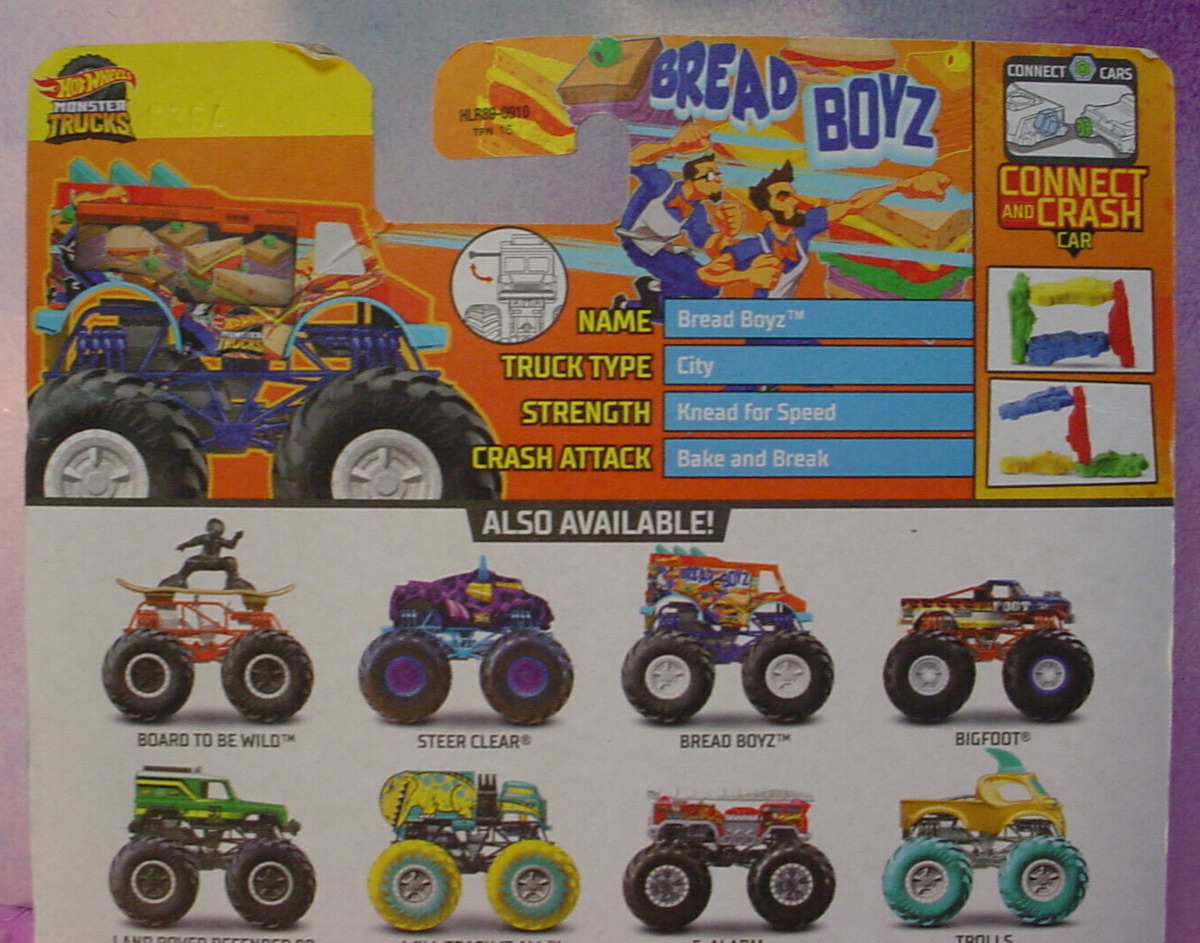 Hot Wheels Monster Trucks Delivery New Release 2023 Snack Pack 5/6