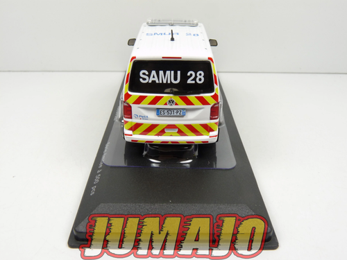 OD88 Voiture 1/43 ODEON : VOLKSWAGEN T6 SAMU 28 Ambulance - Foto 6 di 7