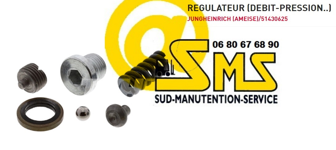 Clapet de pression Jungheinrich SPM 113 soupape en acier trempé de précision 51430625