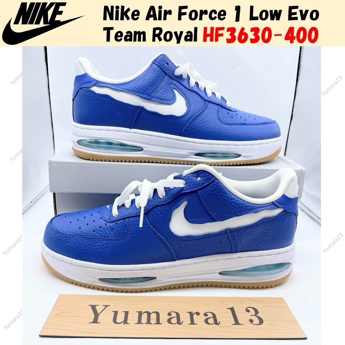 Nike Air Force 1 Low Evo Team Royal HF3630-400 Men's Size | eBay