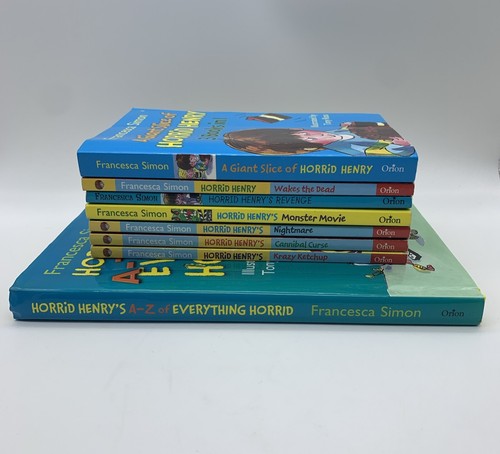 Horrid Henry 10 Story / 8 Book Collection / Set by Francesca Simon - Foto 4 di 23