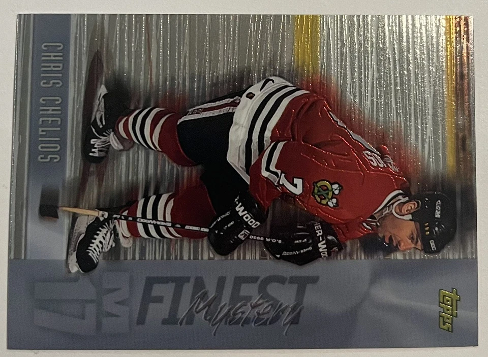 1998-99 Topps Mystery Finest Silver Chris Chelios #M17 HOF NM/MINT - Image 2 of 3