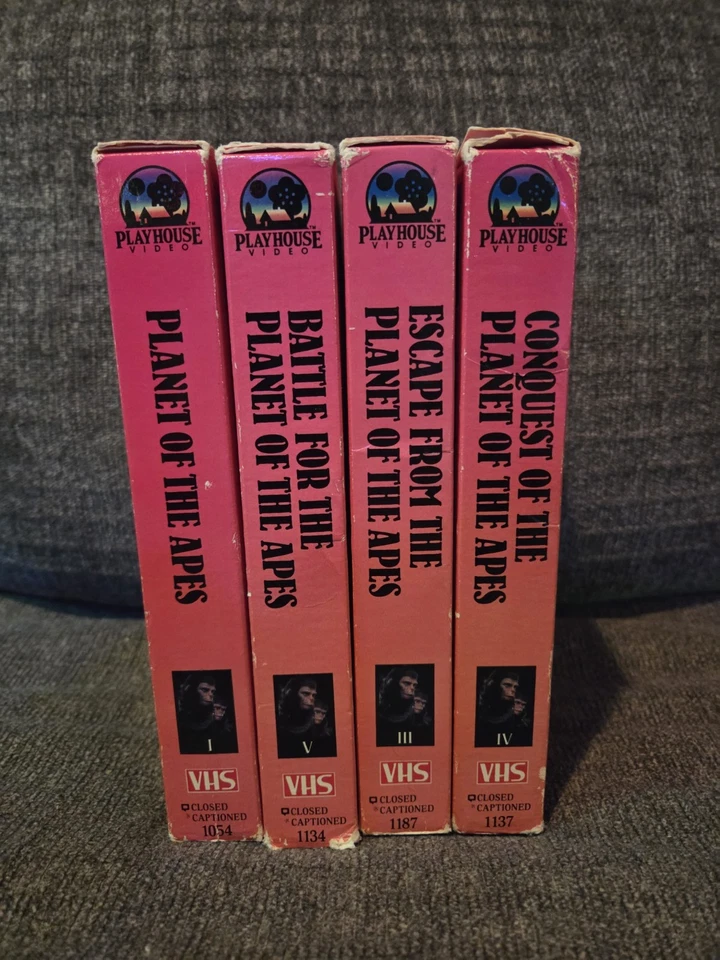 Planet Of The Apes Vintage 4 VHS Tape Bundle TESTED - Image 2 of 4