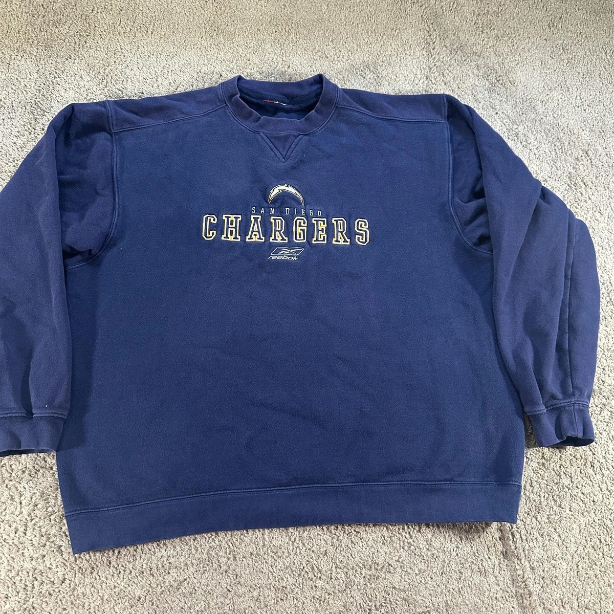 NFL Reebok chargers スウェット　under blue Eve Reebok San Diego Chargers NFL Sweatshirts for sale | eBay