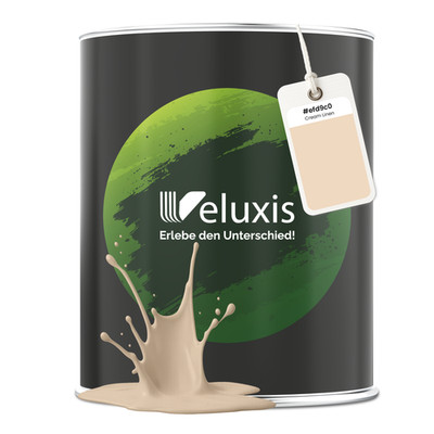 Veluxis Wandfarbe Beige Matt 2,5 Liter Innenfarbe, Tropfarm - Cream Linen