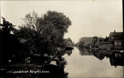 Ak Koog aan de Zaan Nordholland Niederlande, Sluispadsloot - 10778315