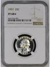 1957 Washington Quarter Proof PF68 Star NGC #44