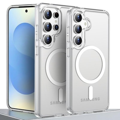 MagSafe Hülle für Samsung Galaxy S26 Plus Ultra Transparent Handy Case Magnet