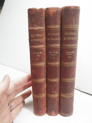 NORTHERN MYTHOLOGY OF SCANDINAVIA, NORTH GERMANY, AND NETHERLANDS, 3 volumes