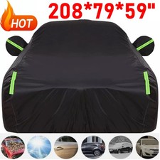 Heavy Duty Waterproof Full Car Cover All Weather Protection Outdoor Dustproof Heavy Duty Waterproof Full Car Cover All Weather Protection Outdoor Dustproof