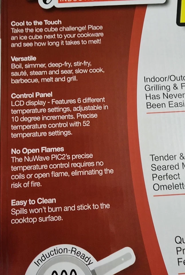 Placa de inducción Nuwave Precision 2 Foto 2 de 4