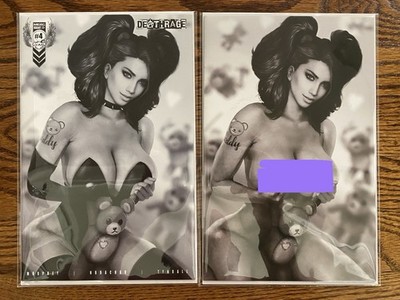 DEATHRAGE #4 Playdate Shikarii Set Of 2 Black & White NM