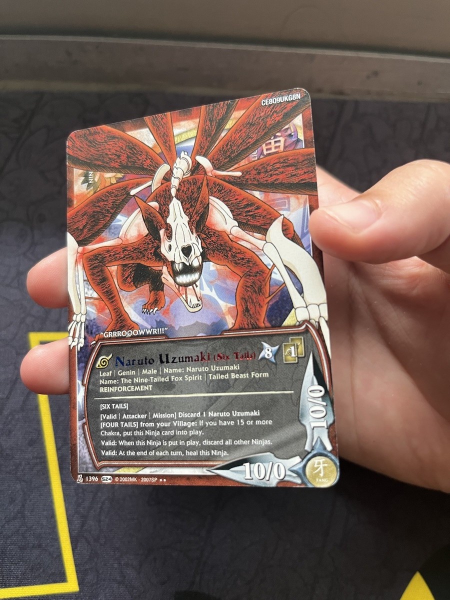 Naruto CCG - Naruto Uzumaki (Six Tails) - 1396 - Rare - Sages