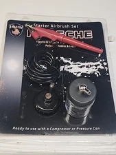 Paasche EZ-STARTER Single Action Airbrush Kit / Set for Beginners MISSING 1 JAR