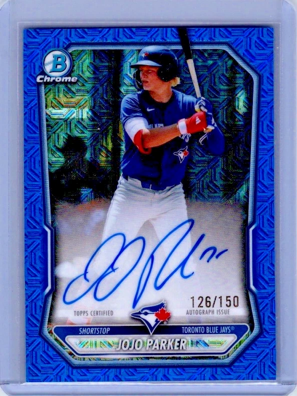 Bowman Toronto Blue Jays Baseball Autographed Sports Trading Cards
