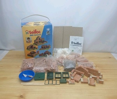Vintage Teifoc 8002 Universal Echtziegel Baukasten - teilweise gebraucht