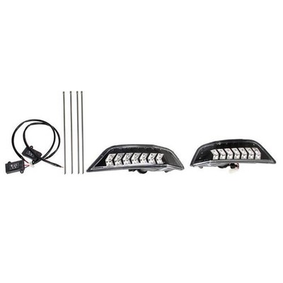 Front Switchback/Sequential Turn Signal/Marker Light LED Kit Mustang 2015-2017