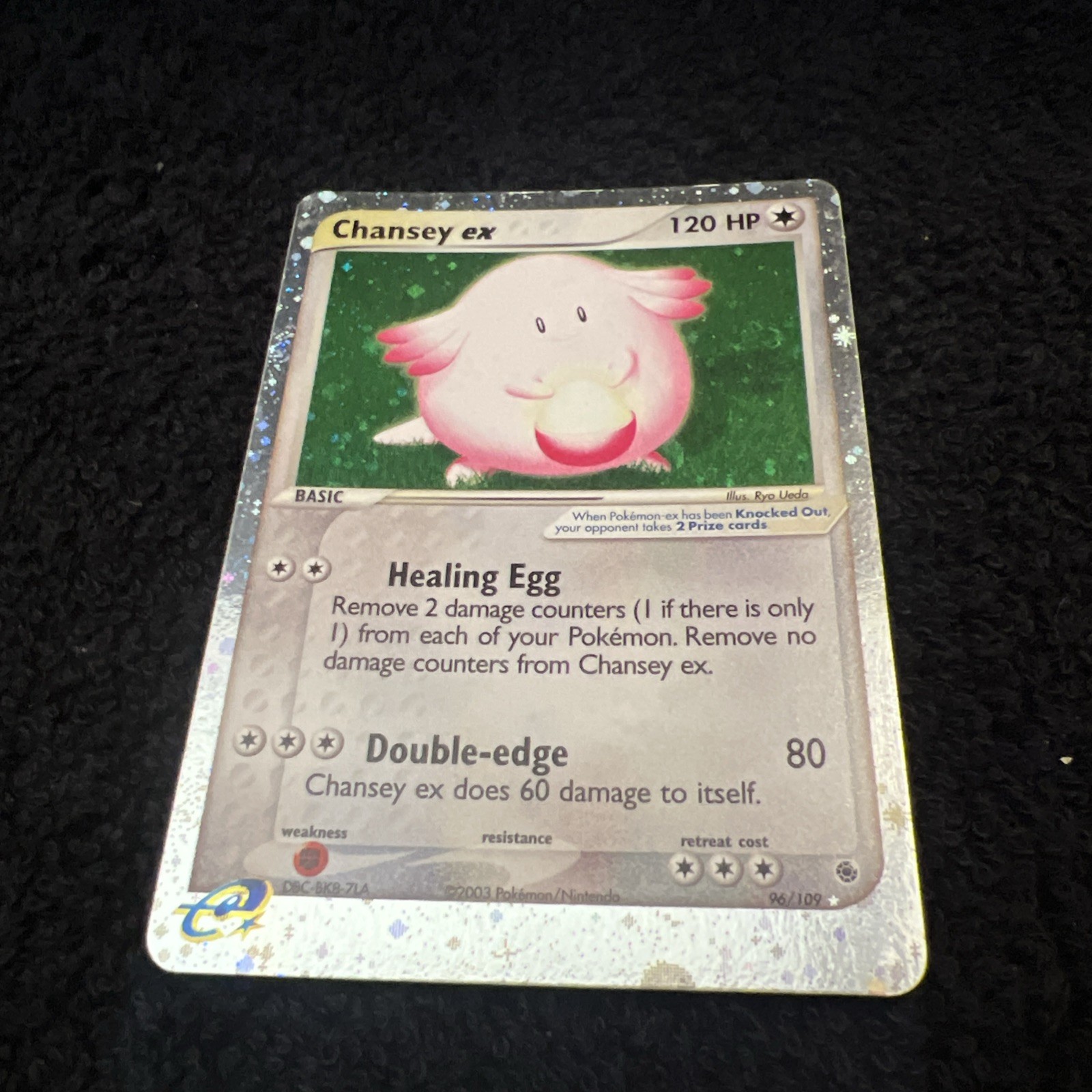 Pokémon TCG Chansey EX 96/109 Ruby and Sapphire Holo