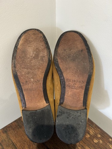 Shipton & Heneage - Men’s Tan Suede Horsebit Snaffle Buckled Loafer - Size42.5 - Picture 6 of 6