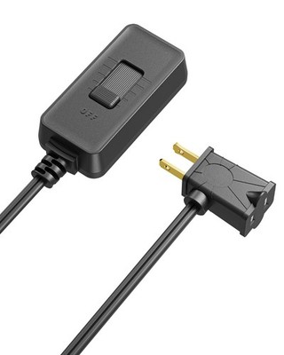 DEWENWILS Lamp Dimmer Plug in Adapter Stepless Dimming 5FT Cord Black