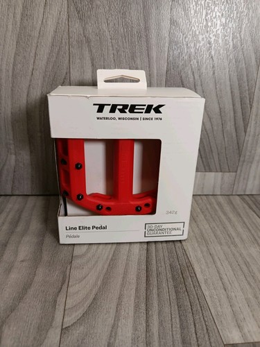 Trek Line Elite Flat Pedal Set Brand New Red Metal Quality Same Day Shipping!!!! - Picture 16 of 24