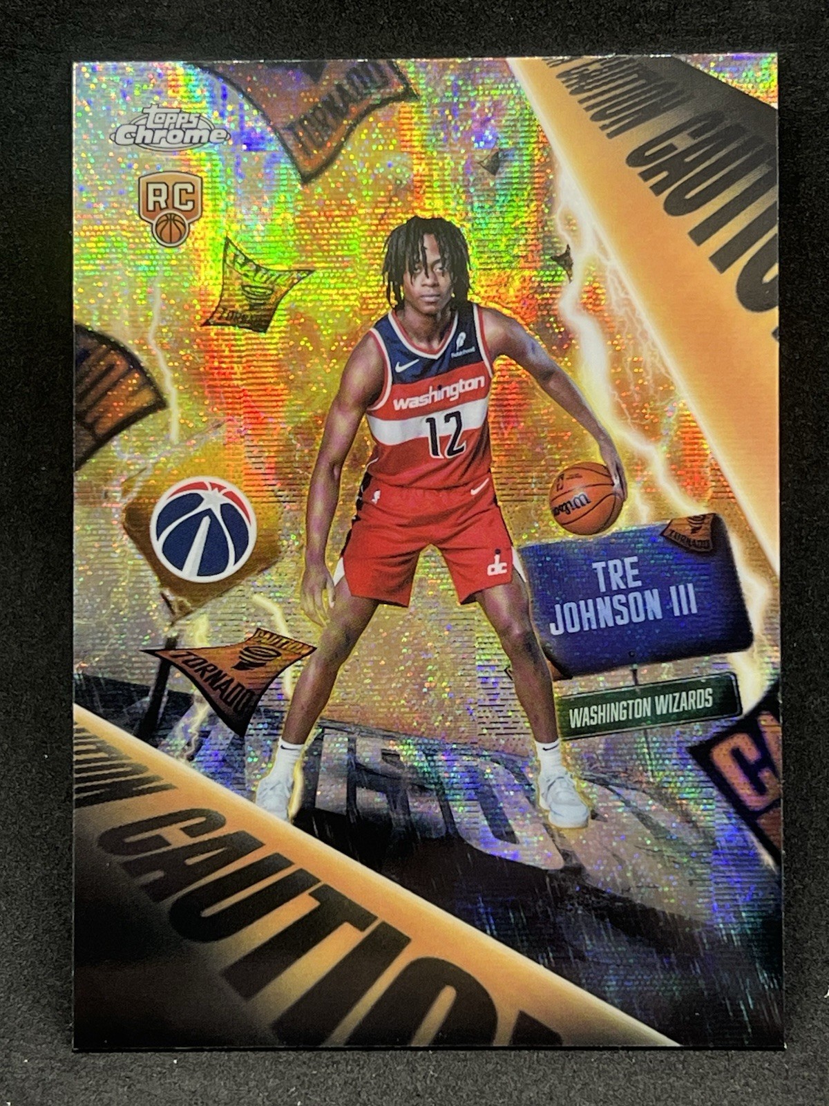 Tre Johnson III #AD-6 2025-26 Topps Chrome Rookie Advisory *Case Hit SSP Wizards