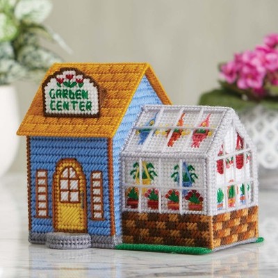 Herrschners  Garden Center Plastic Canvas Kit