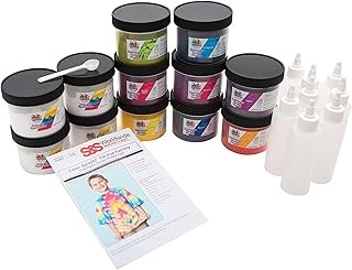 S&S Worldwide Color Splash Tie Dye Kit With 8 Permanent Colors, Soda Ash, Squeez