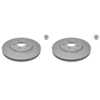 2X MEYLE-PD 276Mm Bremsscheiben Vorne Passend FüR Opel AMPERA-E Astra | 615 521