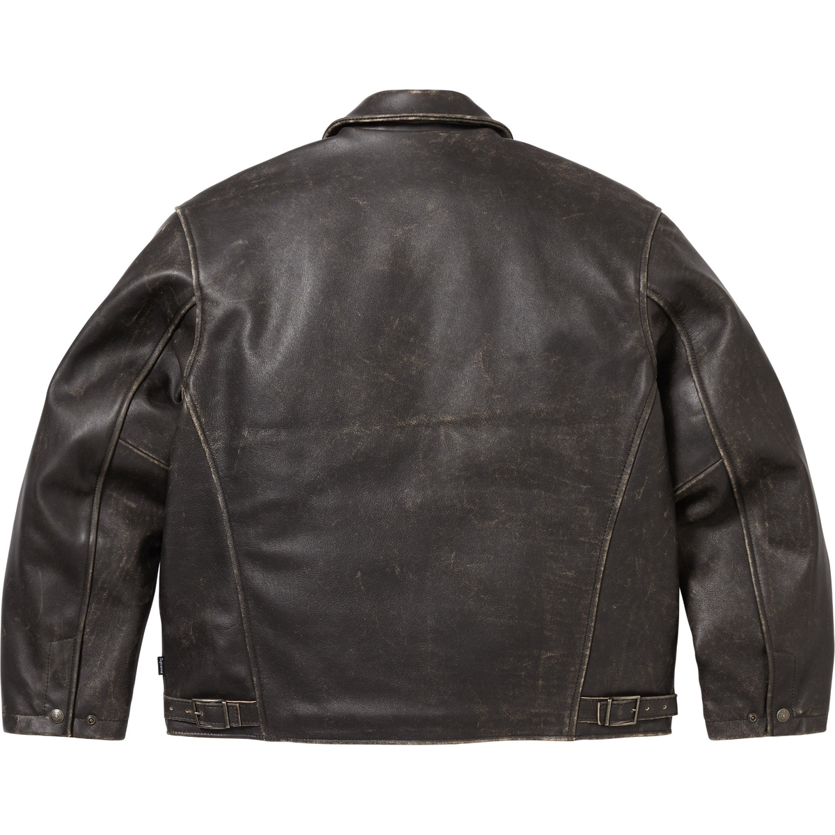 Supreme x Schott Leather Racer Jacket Black Teal 2colors FW25 | eBay