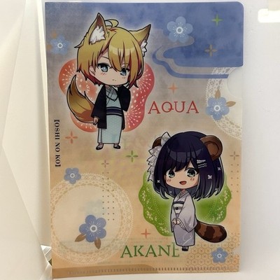 Oshi no Ko × FamilyMart Original A5 Clear File Cup Noodles Bonus Aqua Kanae