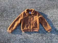 GAP Kids Sherpa Fleece Jacket Size LColor: Camel Brown