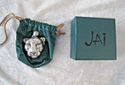 Sterling Silver .925  Carved Tiger Enhancer 29.4 gr Mint — photo 1