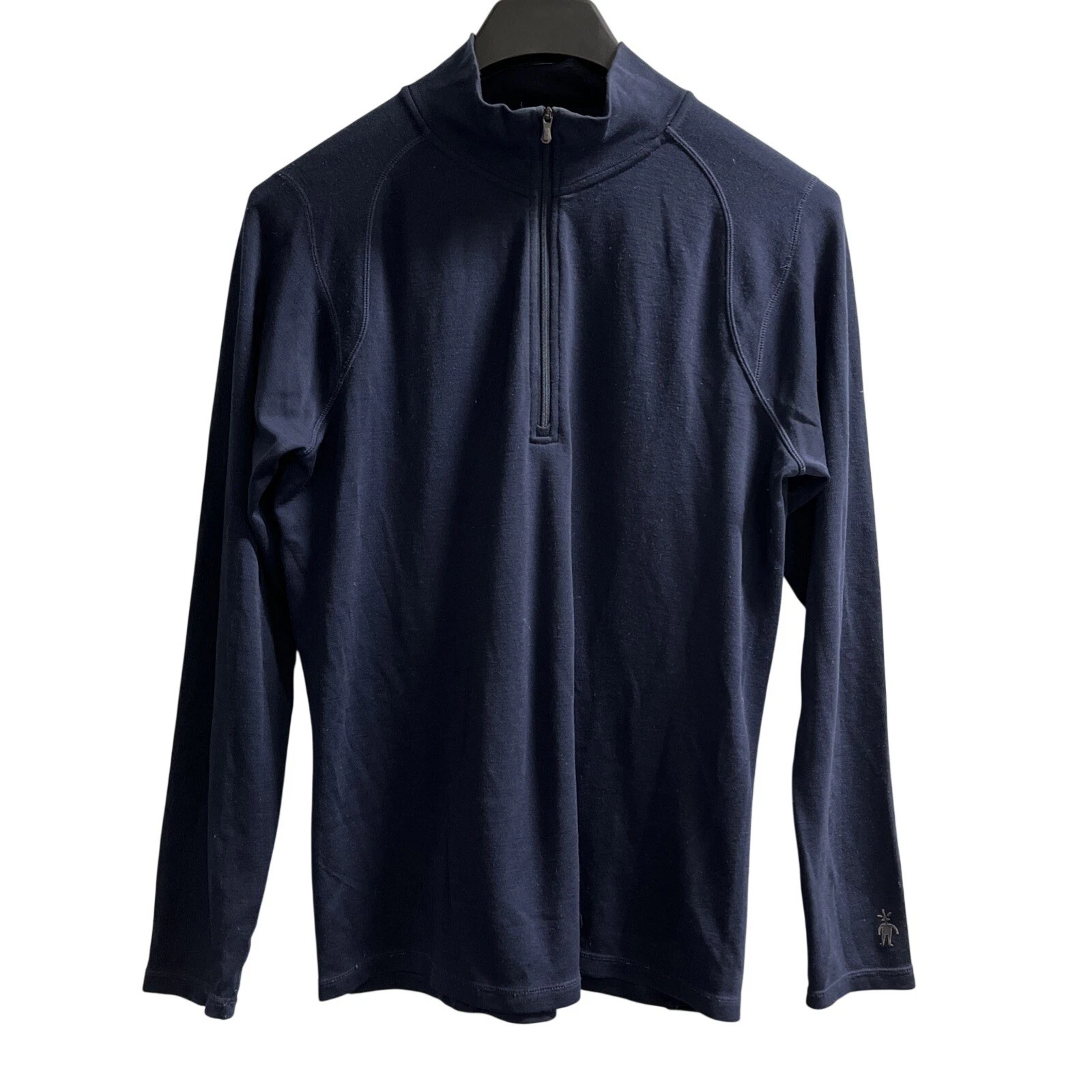 Smartwool NTS Base Layer Black Merino Wool 1/4 Zip Pullover Size M Thermal
Opens in a new window or