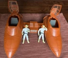 Star Wars 1980 Kenner Cloud Car Twin Pod Ship With Both Pilots